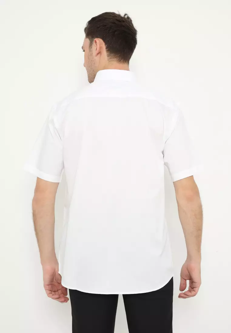 Jobb Geremy Kemeja Pria Lengan Pendek Regular Fit Putih 3