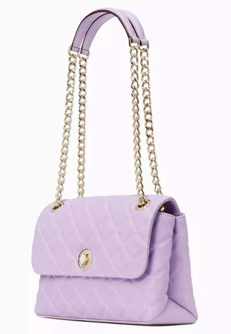 Buy Kate Spade Kate Spade Natalia Medium Flap Shoulder Bag - Lilac ...