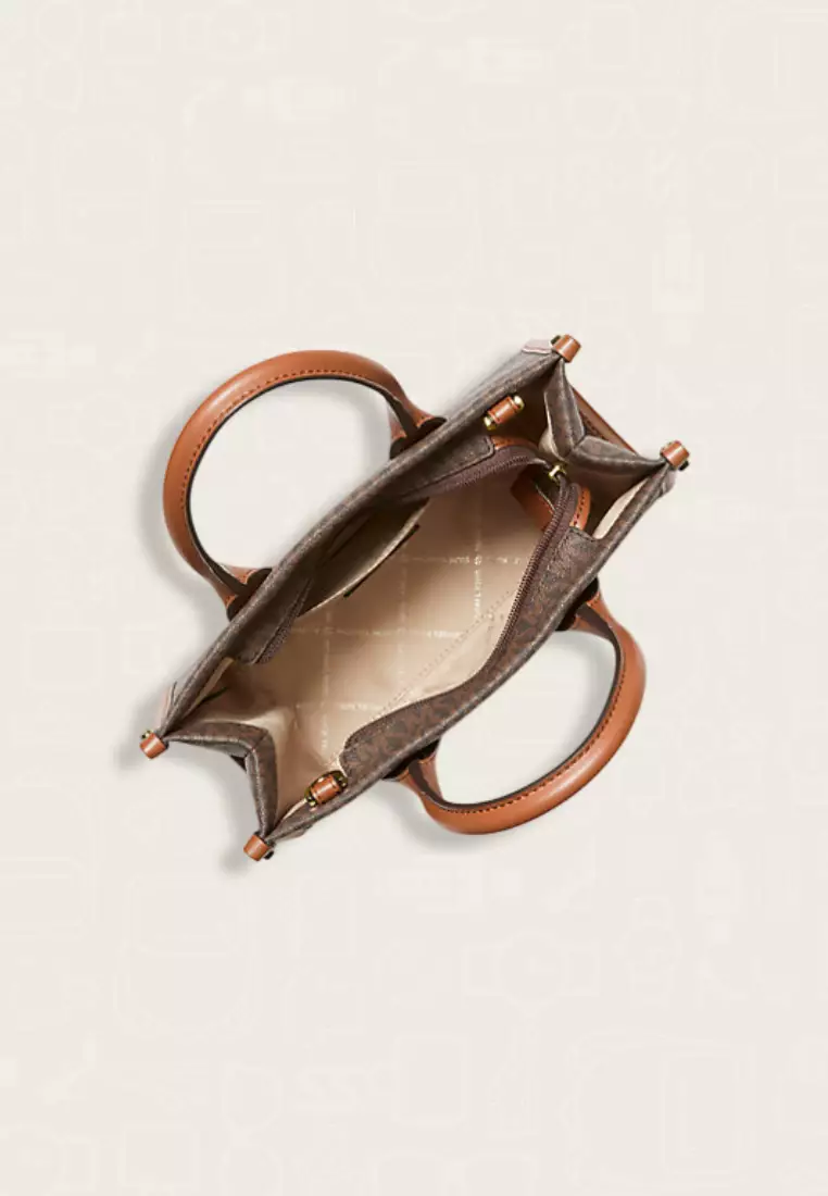 Michael Kors Mirella Small Logo Crossbody Bag Brown