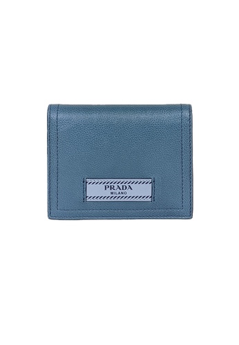 Prada Prada Glace City Calf Small Bifold Wallet Cobalto/Astrale 1MV204 2023  | Buy Prada Online | ZALORA Hong Kong