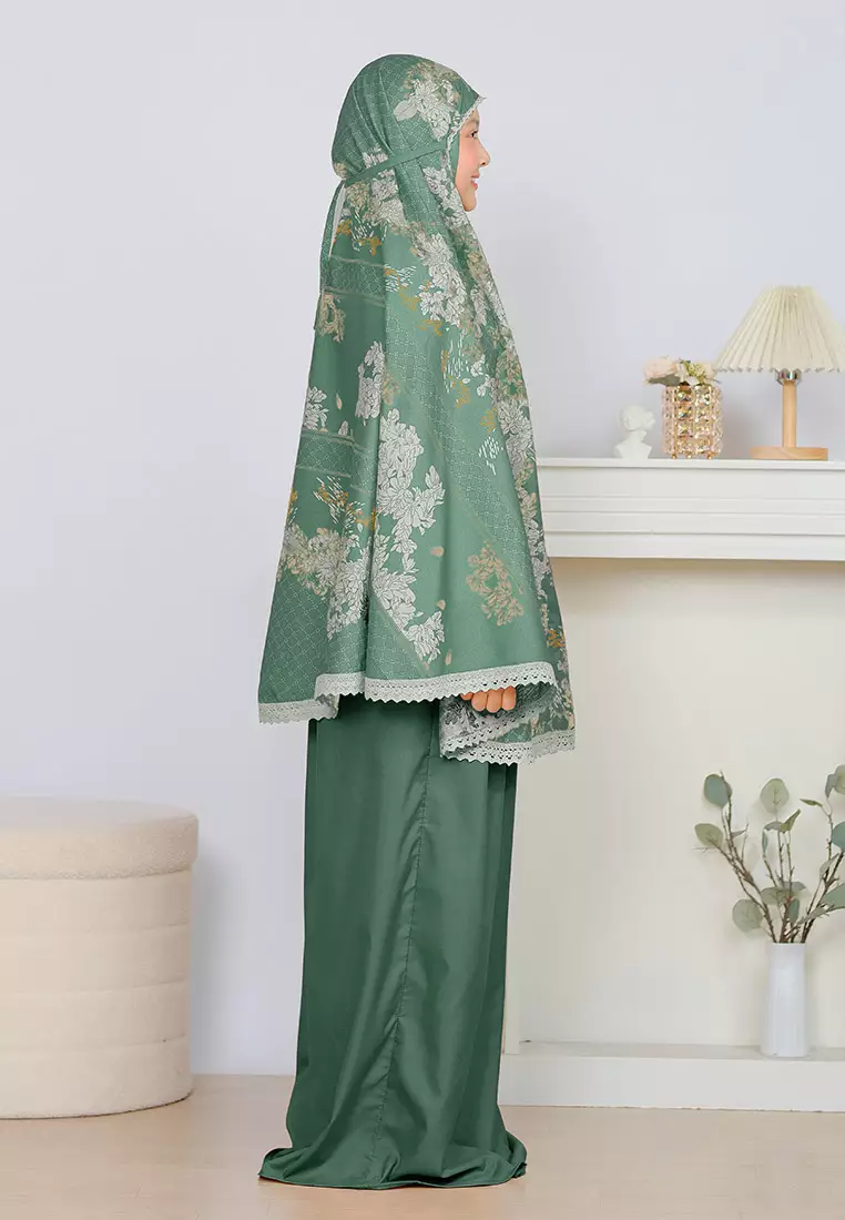 Cotton Bee - Mukena Motif Ananta Sarimbit Prayer Set 2in1 Remaja