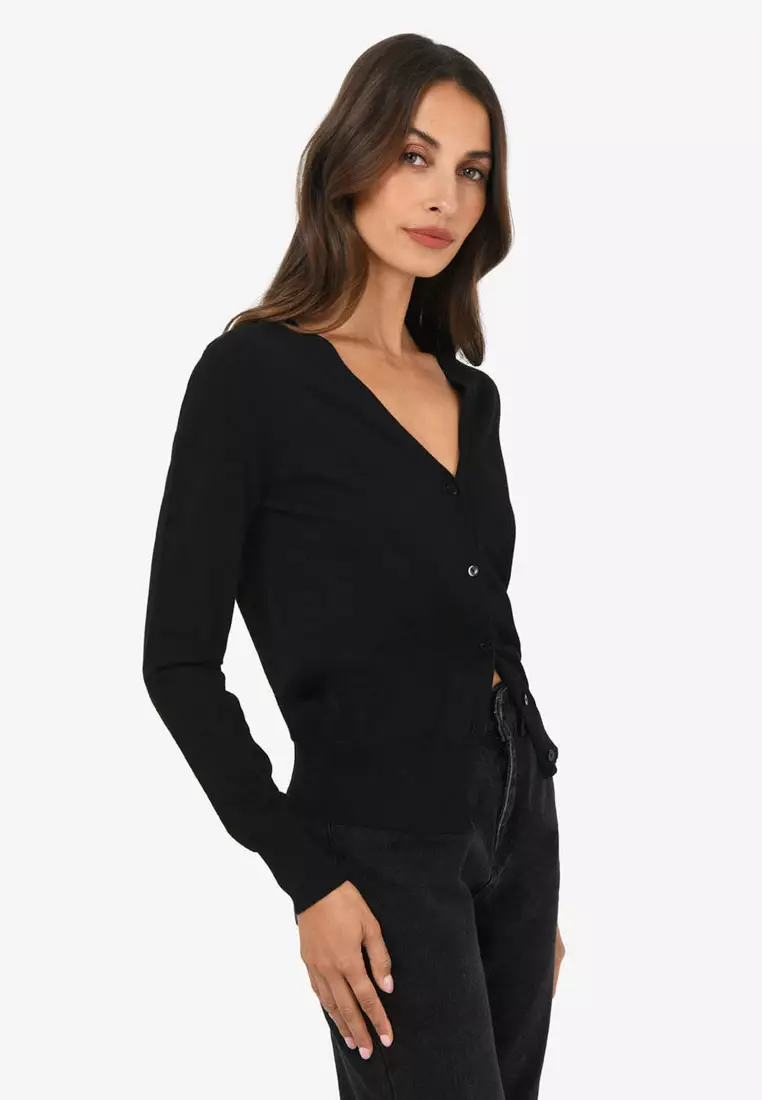 Nicolette V-Neck Knit Cardigan