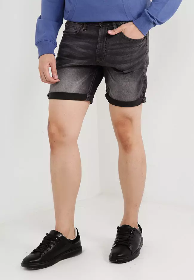 Buy BLEND Twister Slim Fit Denim Shorts 2023 Online ZALORA Singapore