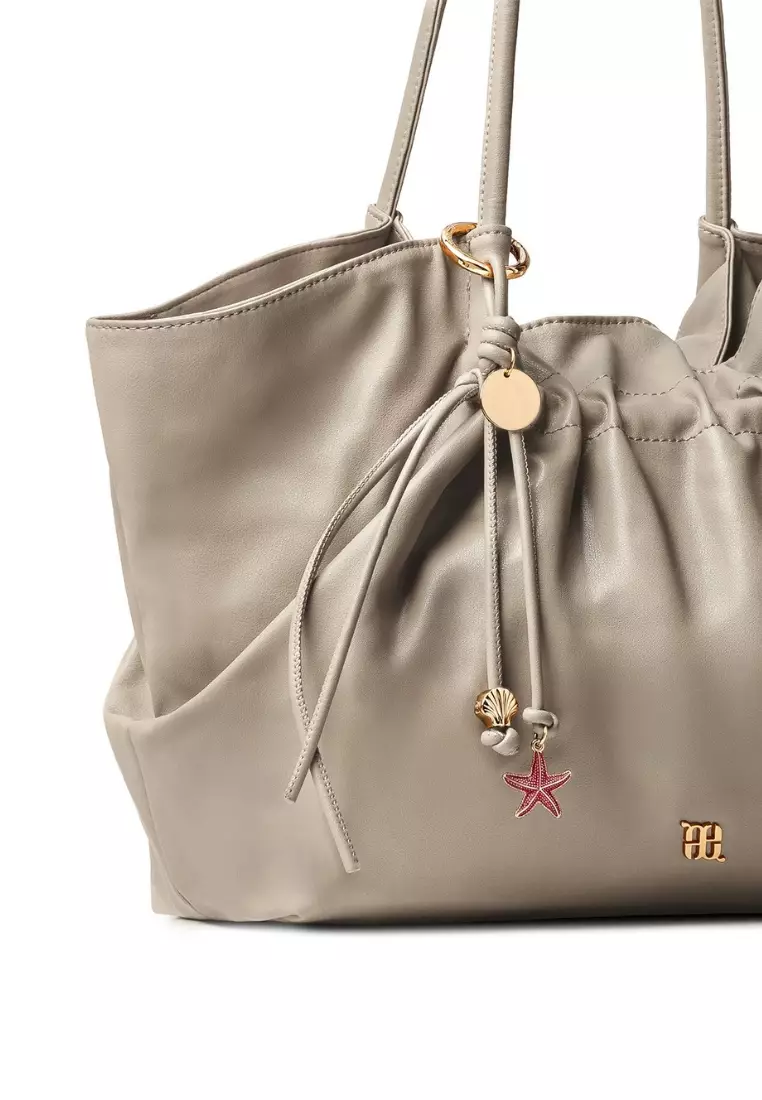 Starfish Shell Charm - Mocha