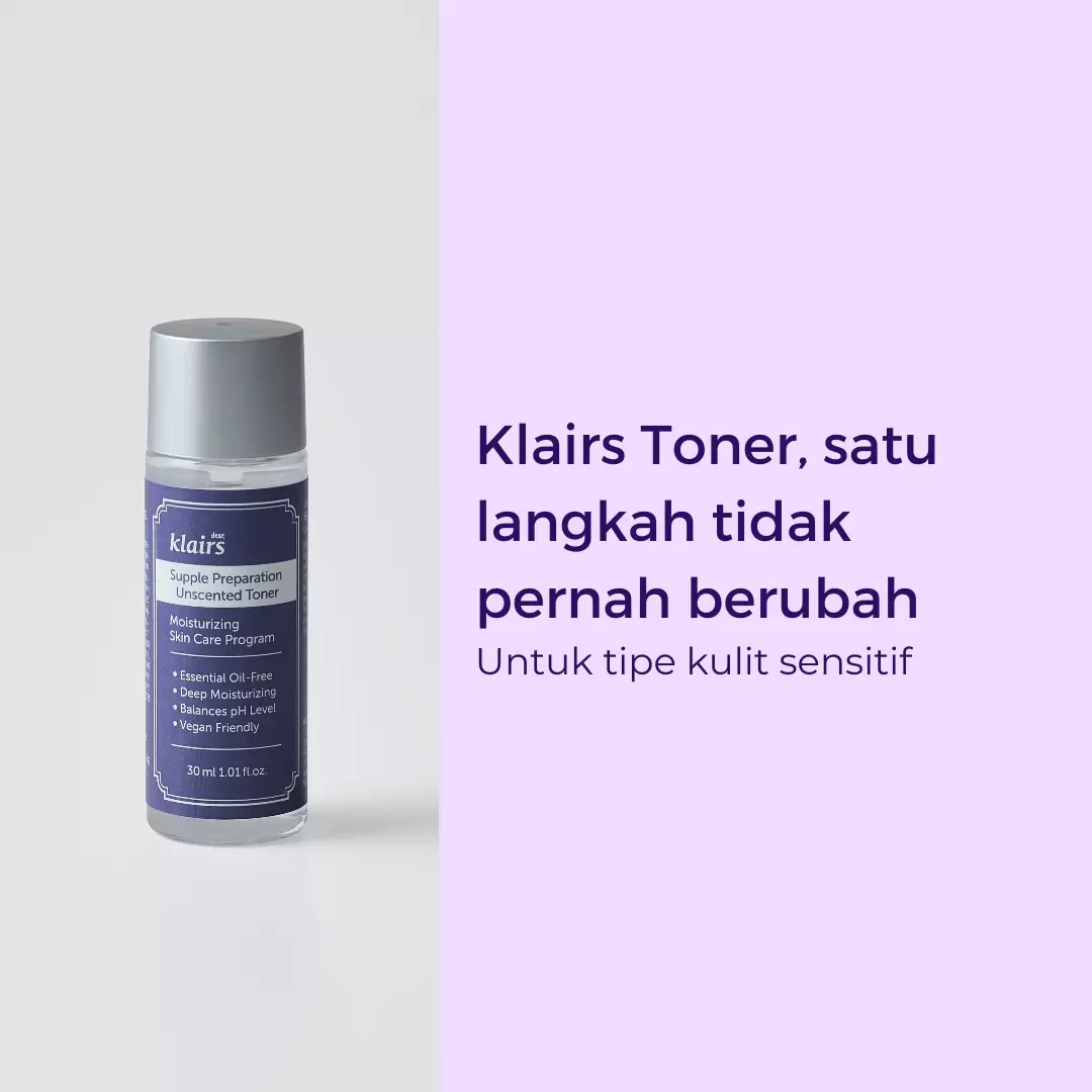 Dear Klairs Supple Preparation Unscented Toner 30ml