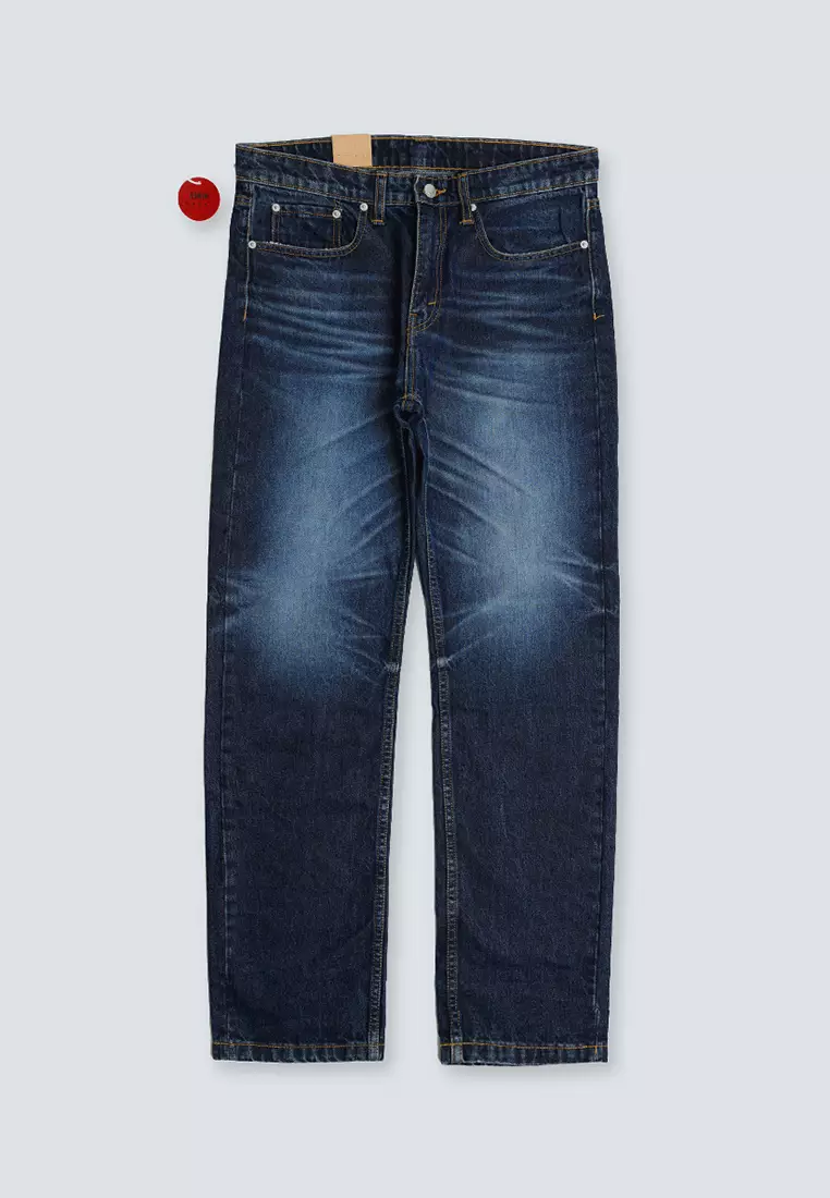 Celana Denim Pria 801 Handcrafted Indigo 3D Jeans Reguler Fit New 