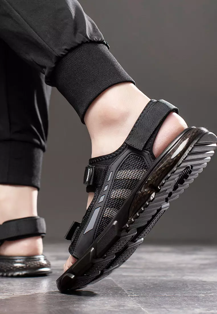 VANSA Mesh Webbing Air Cushion Sandals  VSM-S58601
