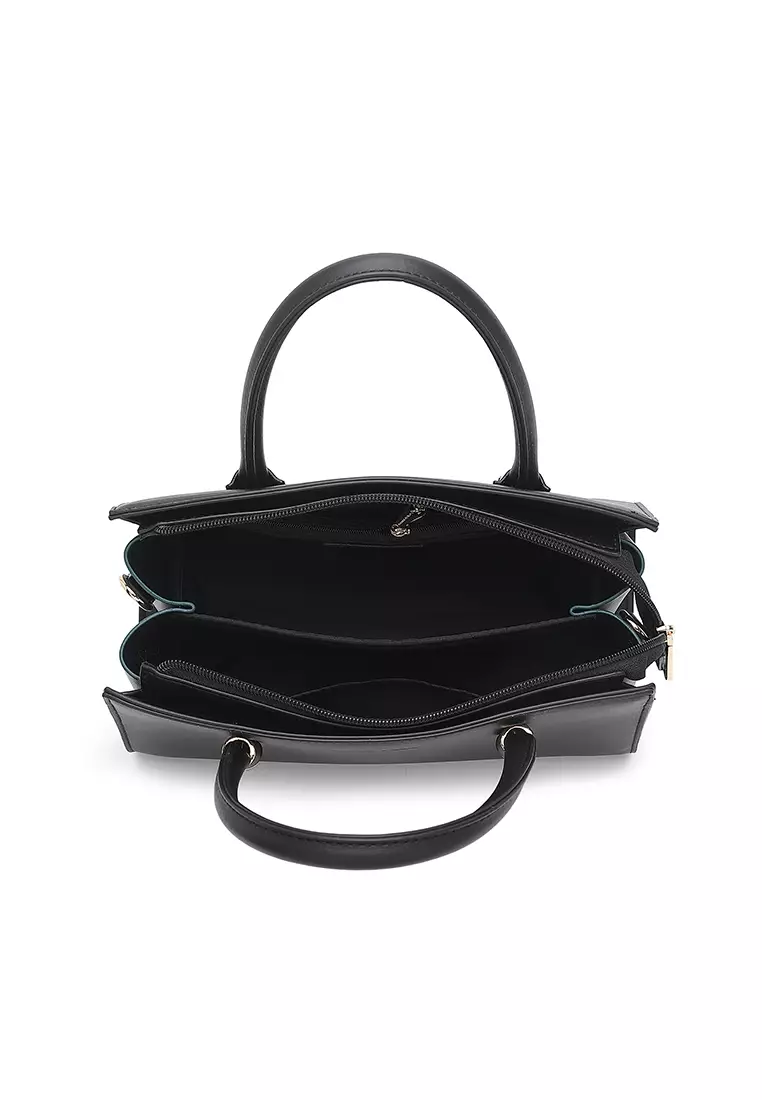 Women's Top Handle Bag / Sling Bag / Crossbody Bag (Tas Selempang / Tas Tangan) - Hitam