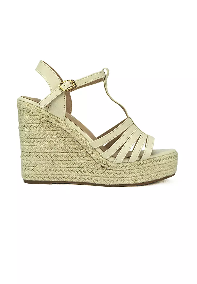 Discount on Mario D' boro Runway  shoes - SKU: Women's Wedge Sandals LW 25234 Off White C36