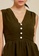 Dressing Paula green Textured Crepe Button Detailed Dress 5567DAA2029469GS_2