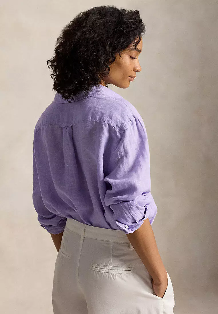 Wimbledon Oversize Fit Linen Shirt