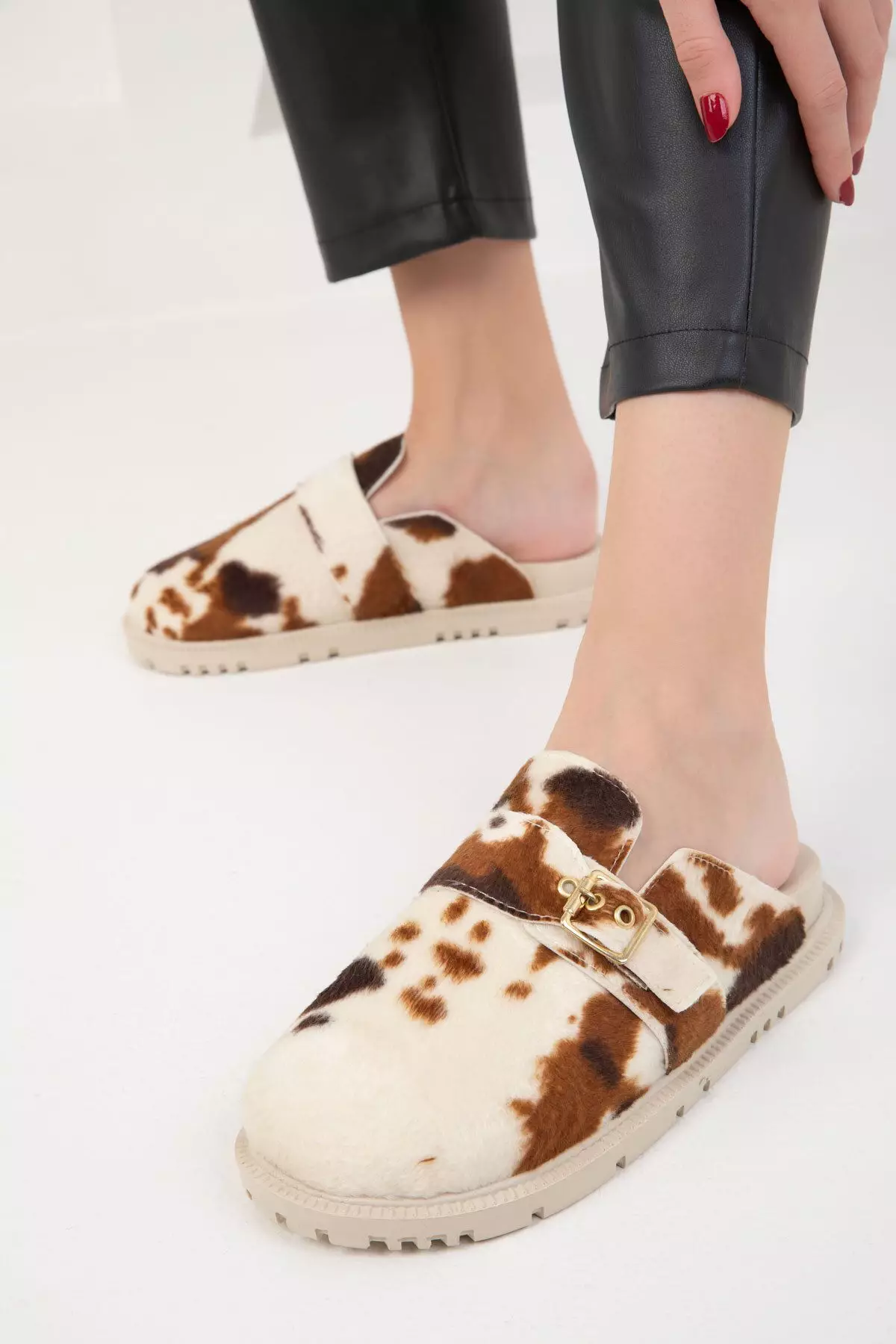 Discount on Soho  shoes - SKU: Buckle Mule Slip Ons