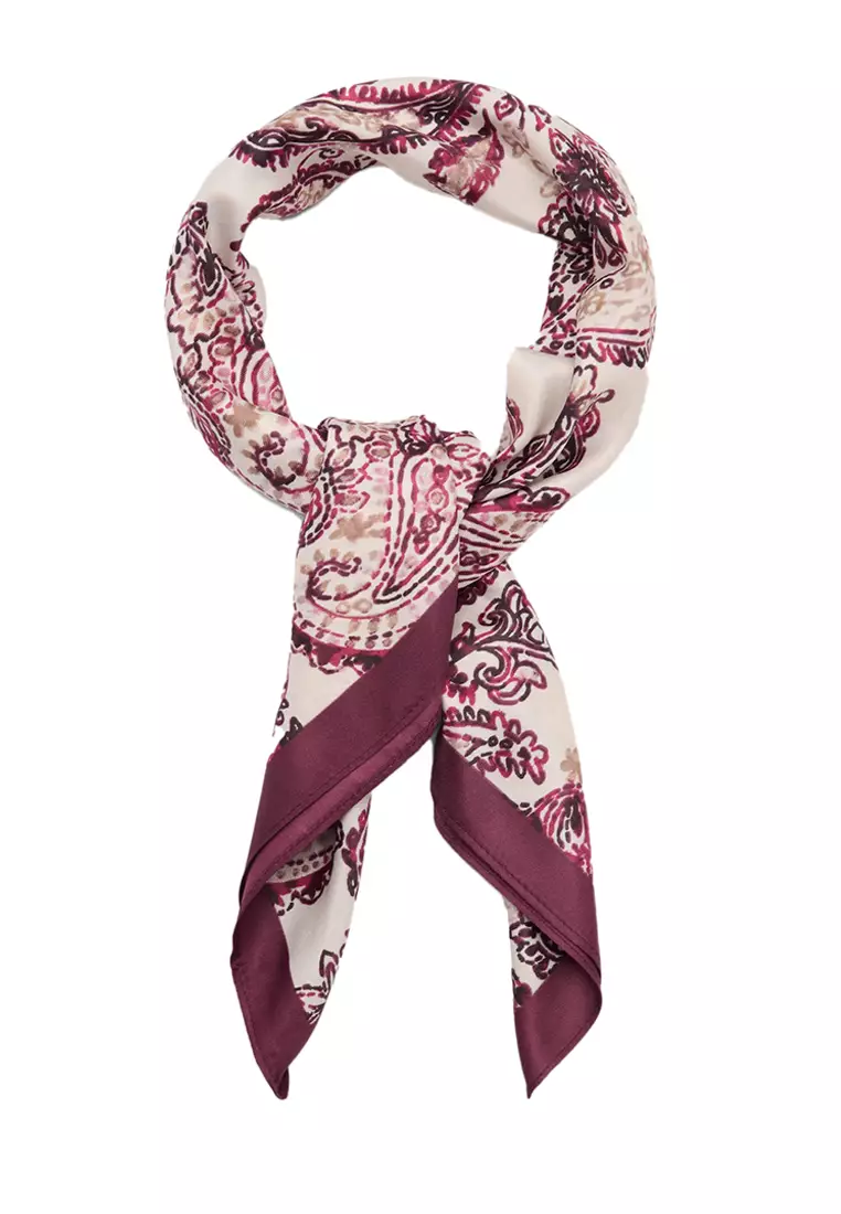 Buy Mango Paisley Print Scarf 2025 Online ZALORA Philippines