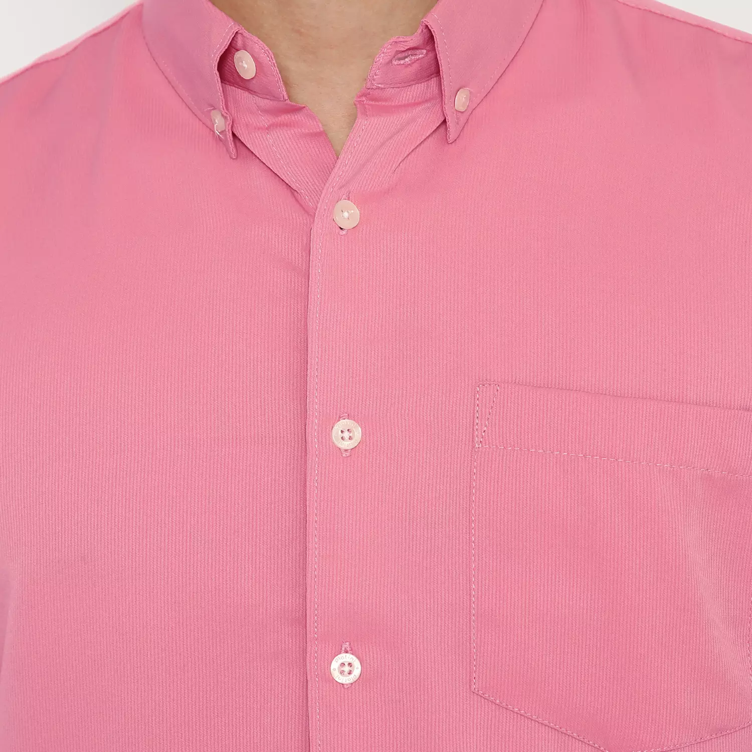 Platini Kemeja Pria Lengan Panjang polos Polinosic Pink 66115