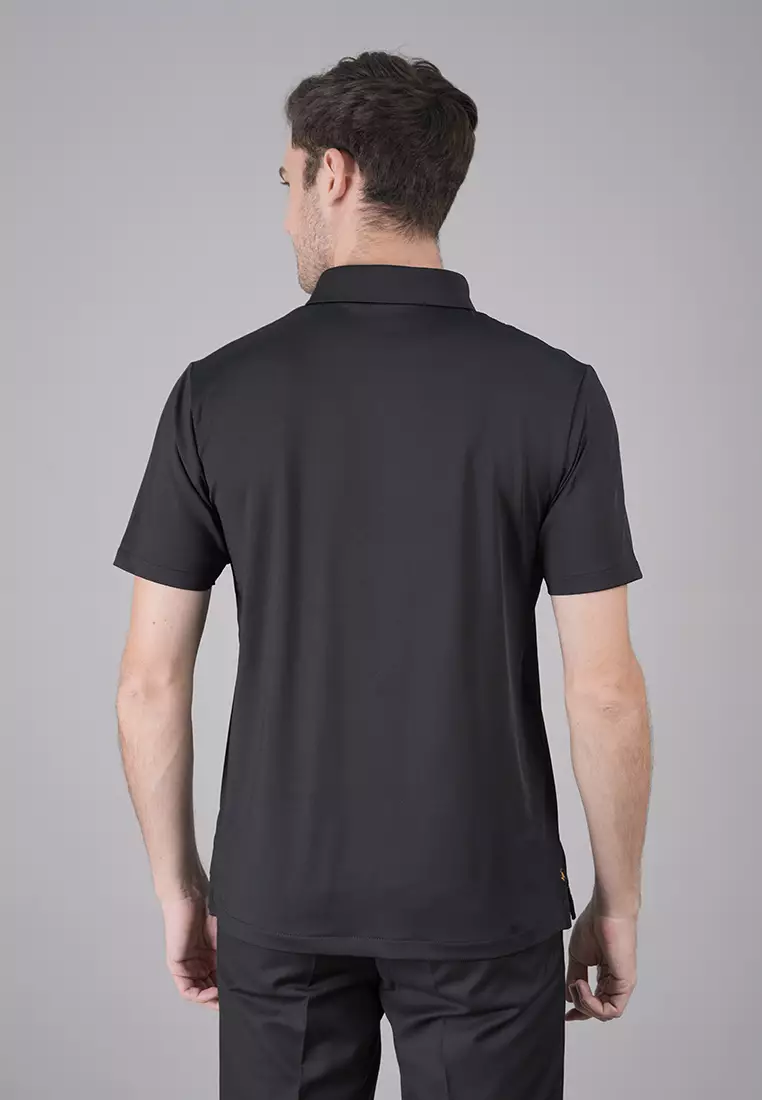 Johnwin - The Alpha Drifit - Kaos Polo Pria - Motif Polos - Lengan pendek - Mikrofiber & Polyester - Mudah Menyerap Keringat - FWS