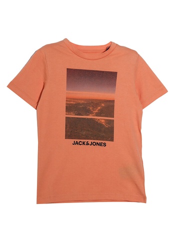 Jack & Jones orange Billboard Short Sleeves Junior Tee 56BB8KA09A8BB5GS_1