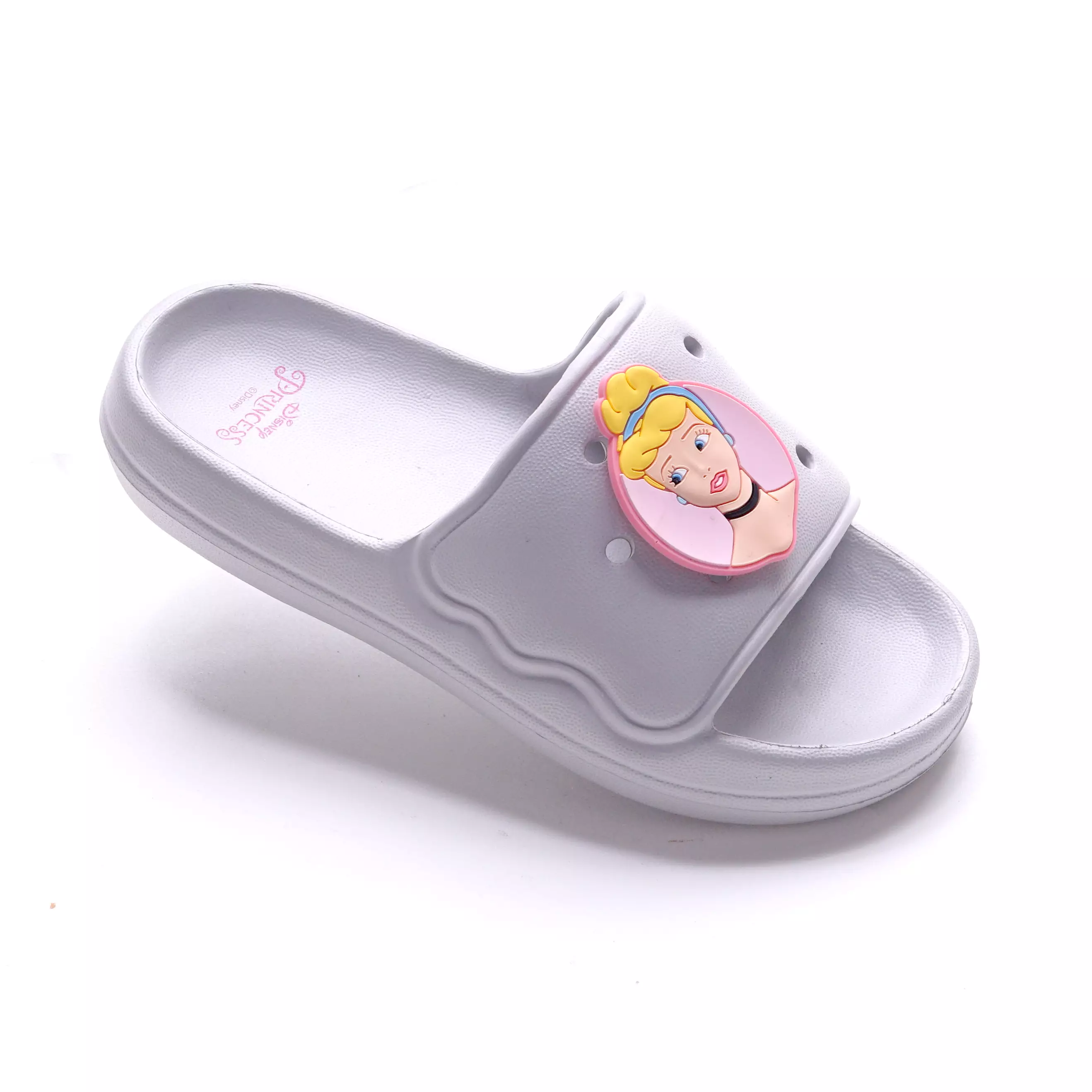 PRINCESS - SANDAL WANITA ANAK CH820091WK SELOP FULL KARET - ABU TERANG