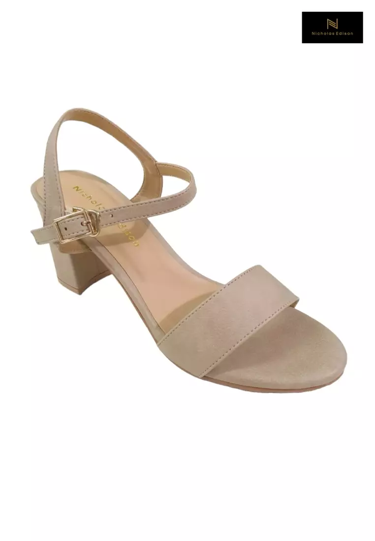 Nicholas Edison Heel Vara Khaki