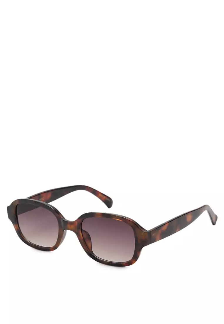 Semi-Transparent Frame Sunglasses