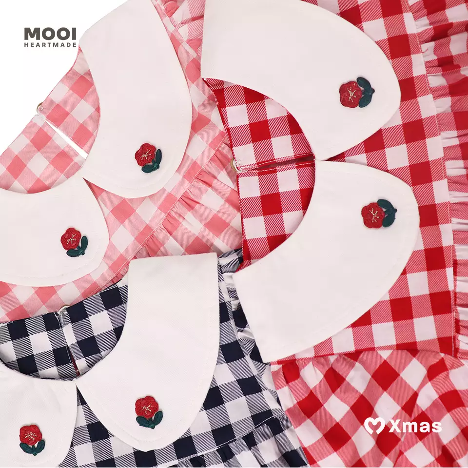 Mooi Setelan Anak Perempuan Elina Set - Red