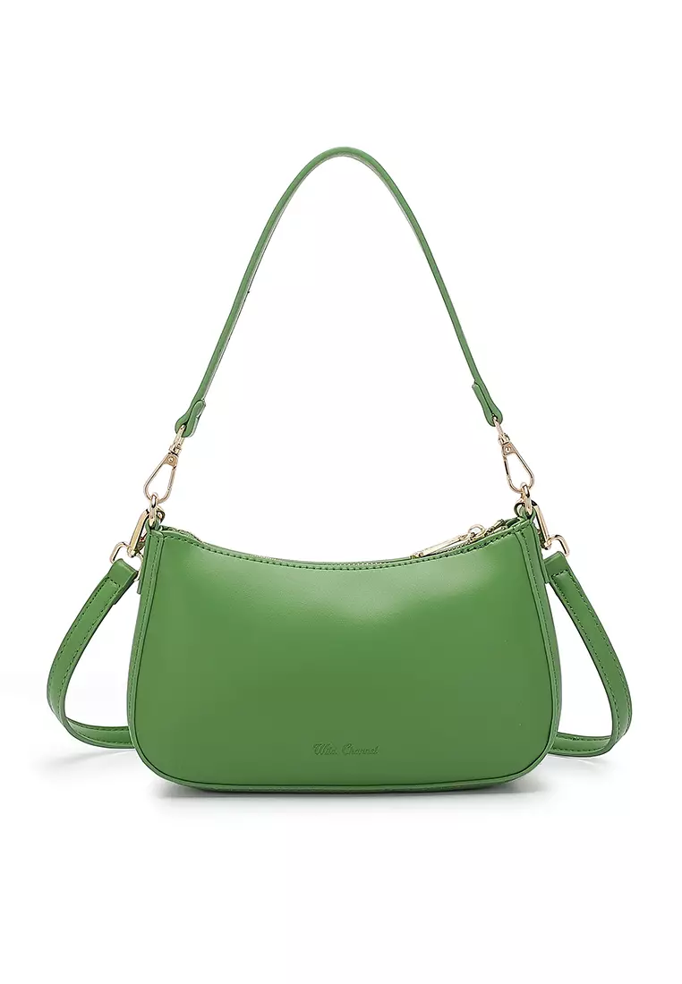 Women's Top Handle Bag / Sling Bag / Shoulder Bag (手提包 / 吊帶包 / 斜背包) - 青色