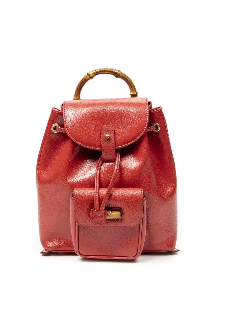 Buy GUCCI Pre-Loved Mini Bamboo Backpack 2026 Online | ZALORA