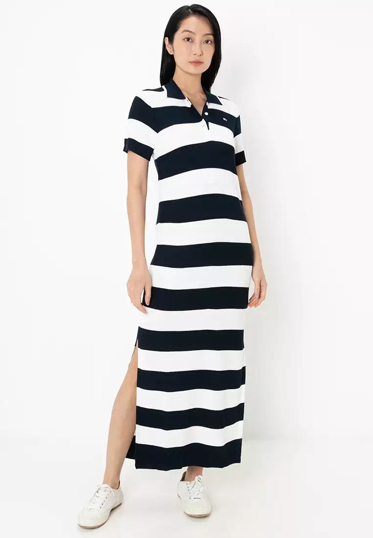 Buy Tommy Hilfiger Block Stripe Midi Polo Dress Tommy Jeans 2025