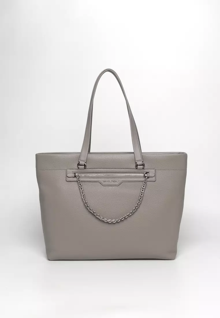 Michael kors grey tote bag sale