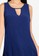 Springfield blue Plain Two-Material Tank Top 18380AAC14C4B0GS_2