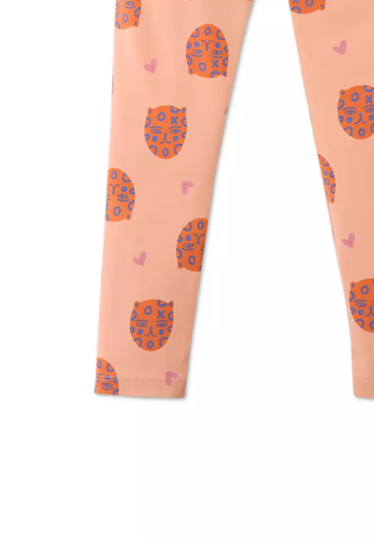 Girls Leopard Print Leggings