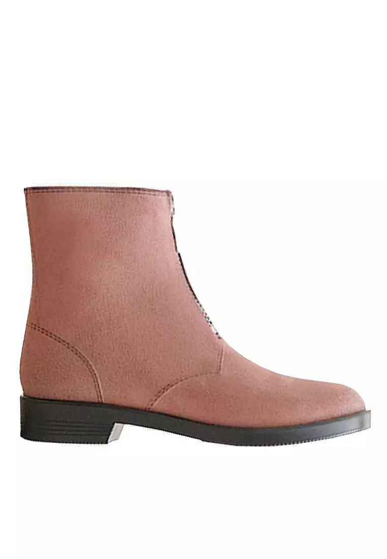 Discount on Twenty Eight Shoes  shoes - SKU: VANSA Zipper Mid Rain Boots VSW-R18789