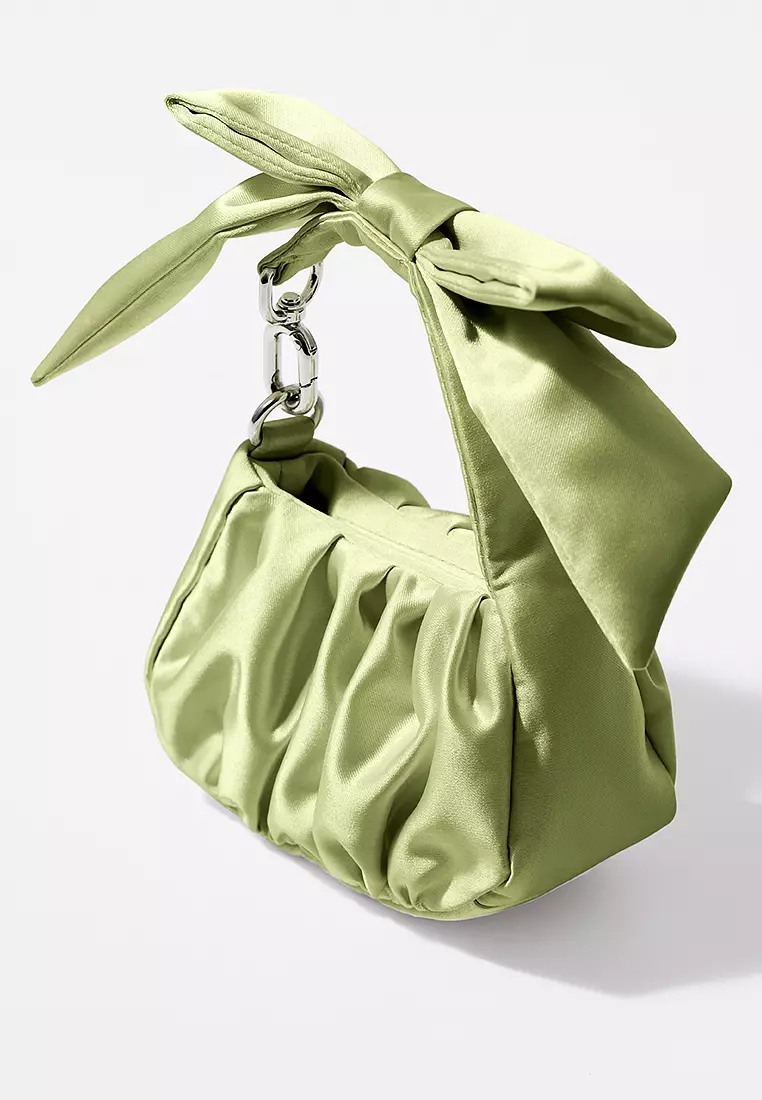 Satin-Bow Nano Bag