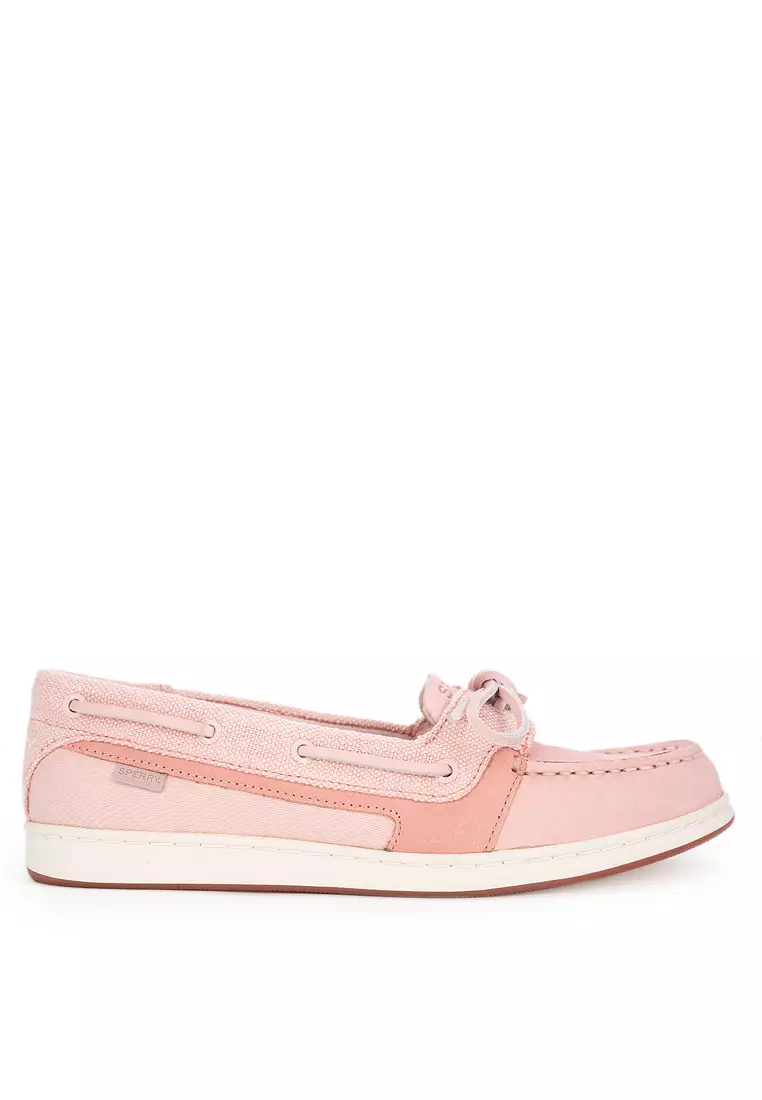 Womens pink sperry new arrivals boat shoes