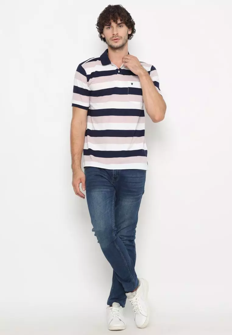 MATSUDA Kaos Polo Pria Jumbo Size Katun Hamamatsu