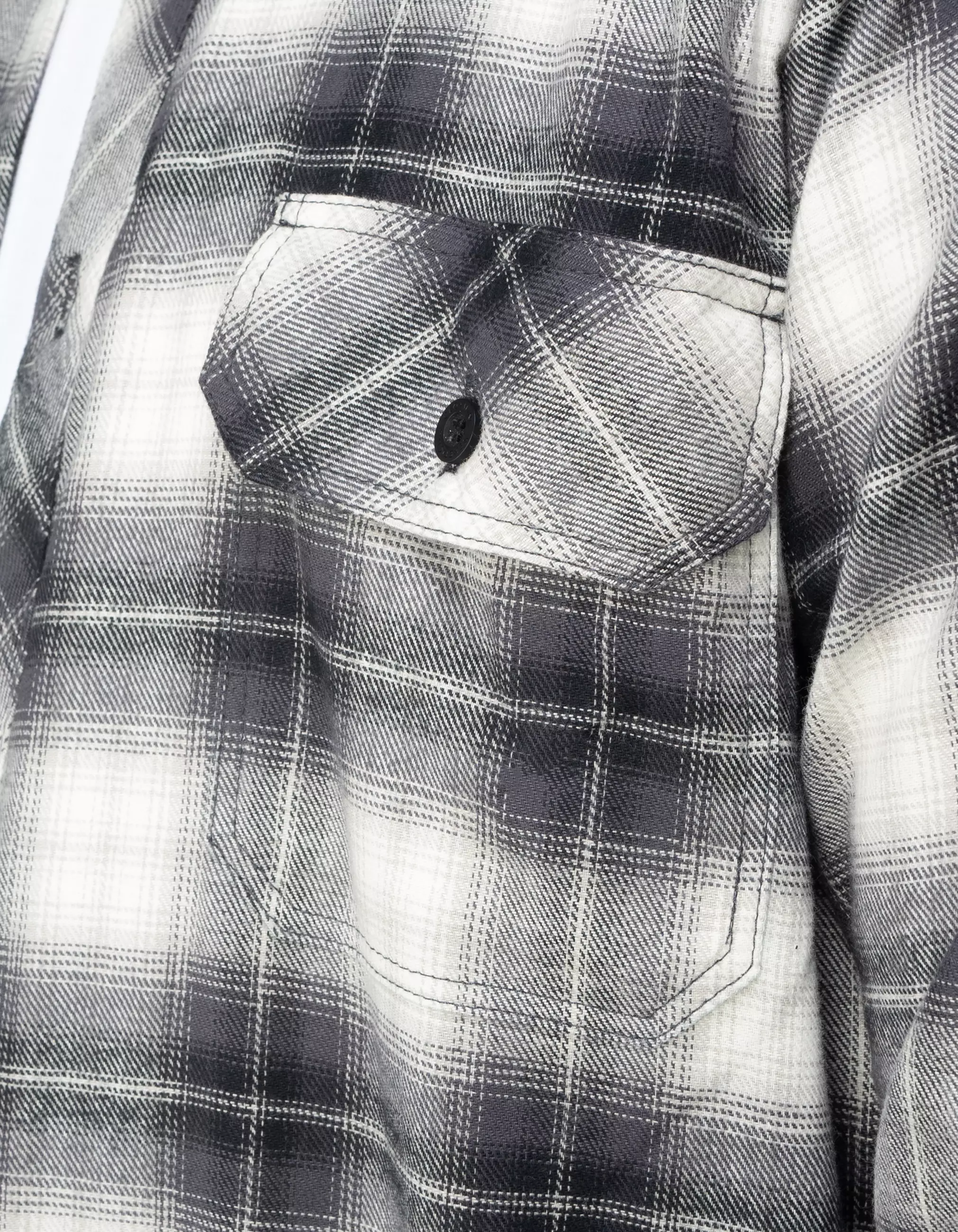 Gloaming Kemeja Flanel Veterano Unisex Panjang Bravion