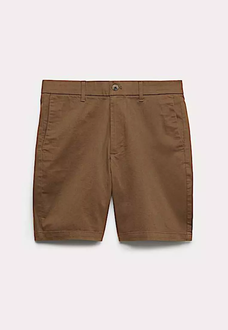 Regular Fit Stretch Chino Shorts