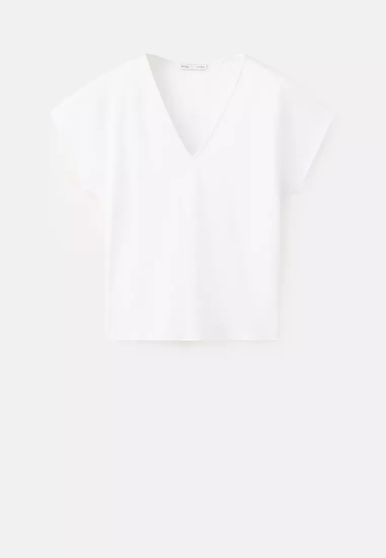 V-Neck Cotton Top