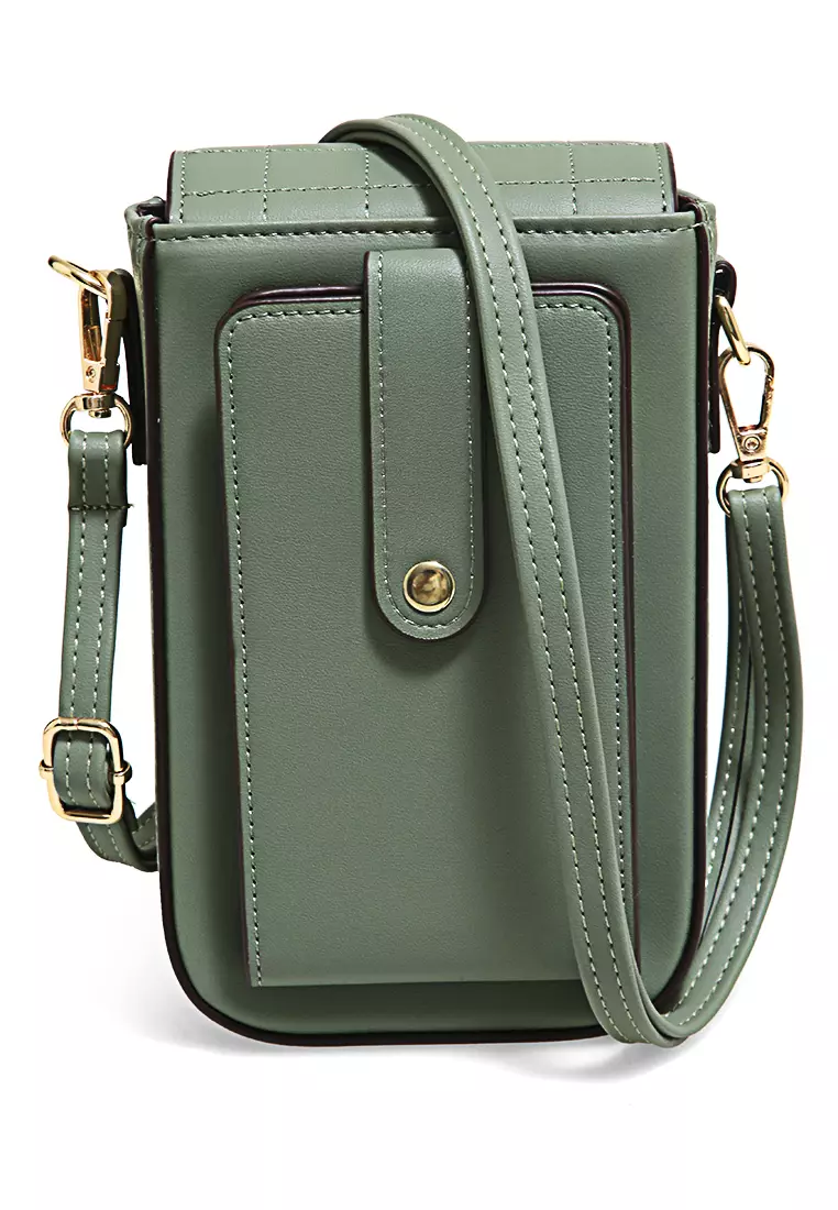 Sling Bag Wanita Tas Selempang Handphone Many Slot Material Leather ORIGINAL