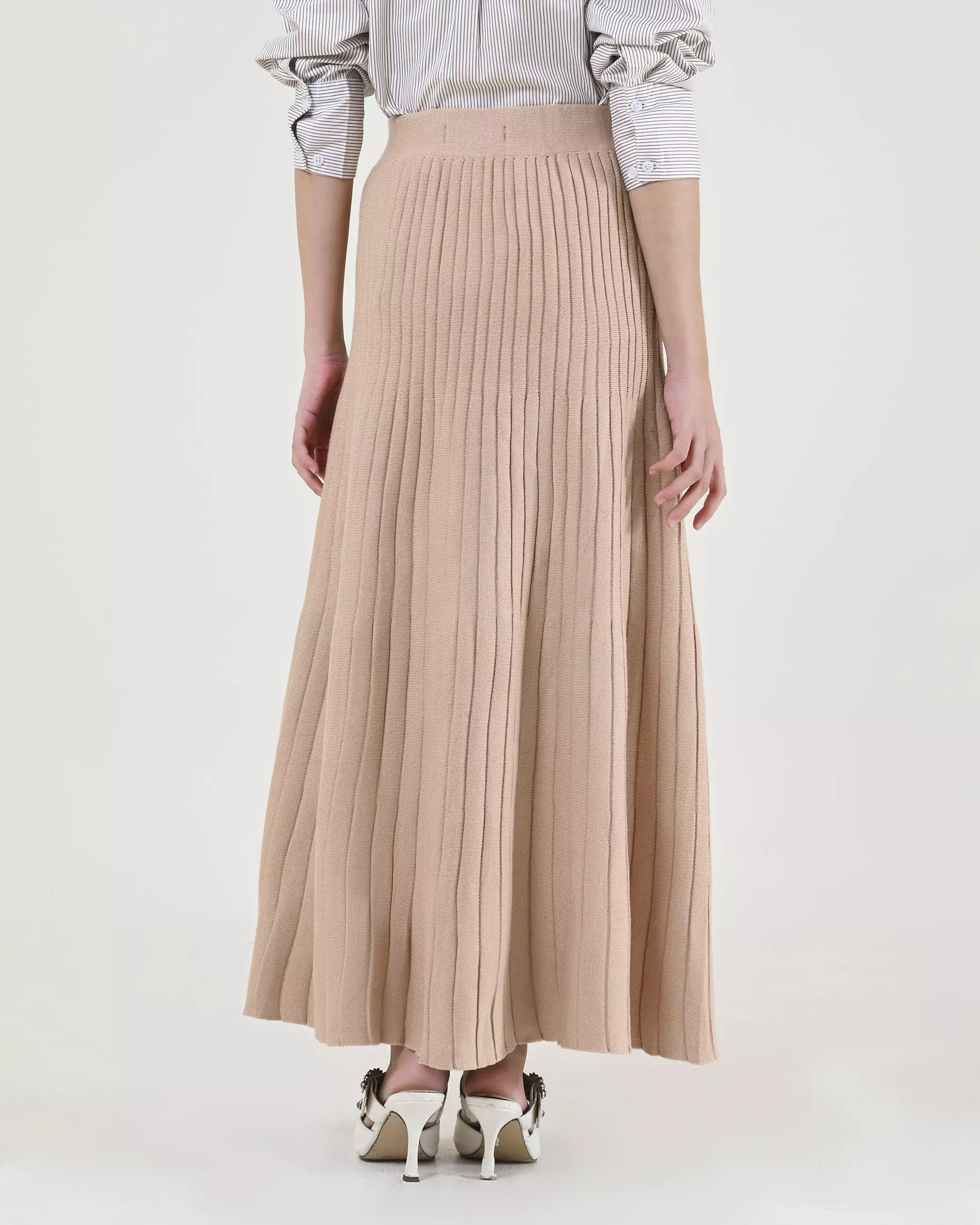 Geulis.id ANALA KNIT SKIRT - Mocca