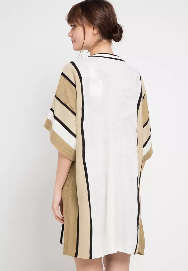 Vertical Stripe Cardigan