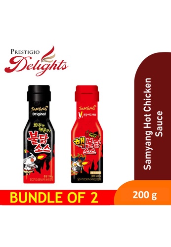 Prestigio Delights Samyang Hot and Spicy Sauce 200g Bundle of 2 (Original + Extra Spicy) Halal Certified 6F25AES8D9627CGS_1