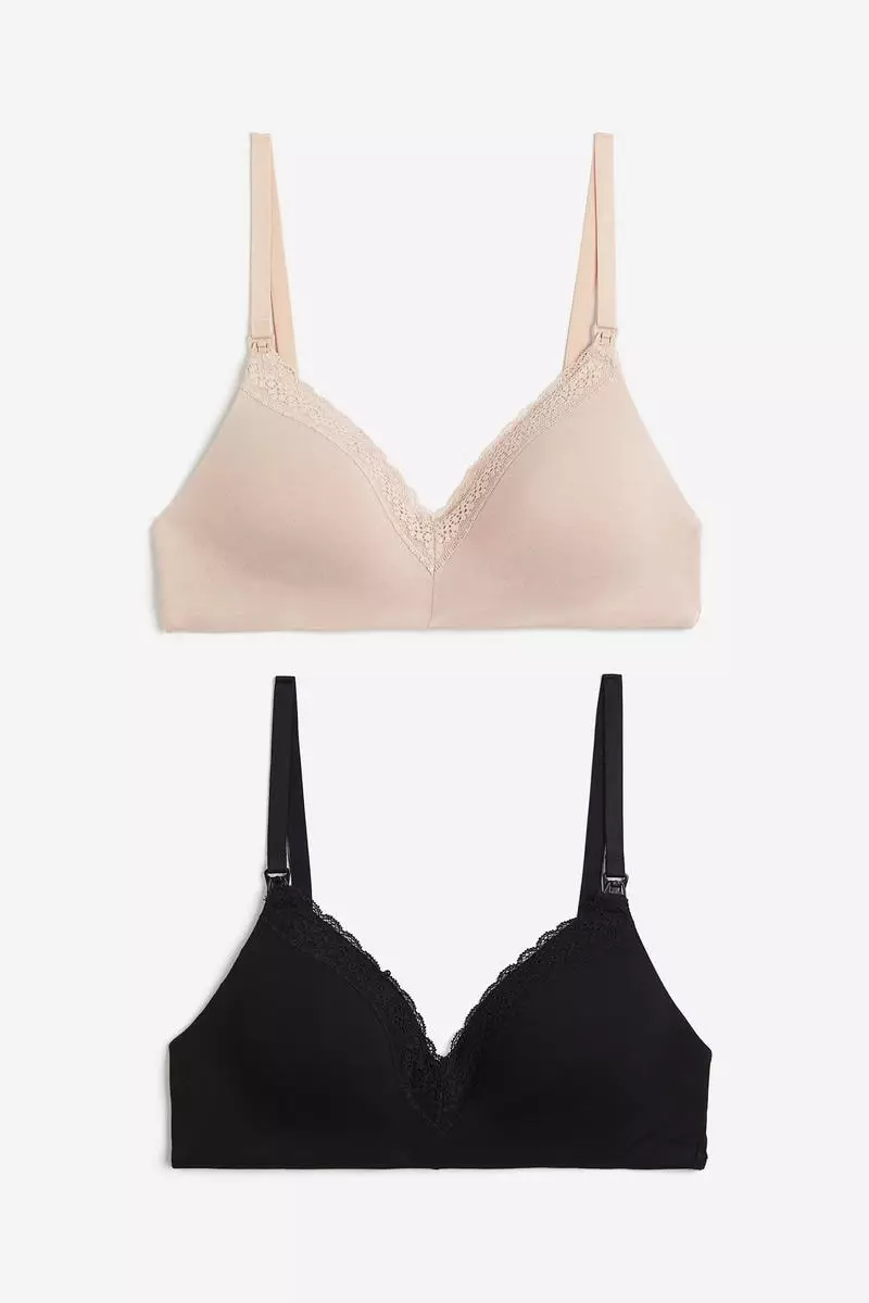 Buy H&M MAMA 2pack padded nursing bras 2024 Online ZALORA Singapore