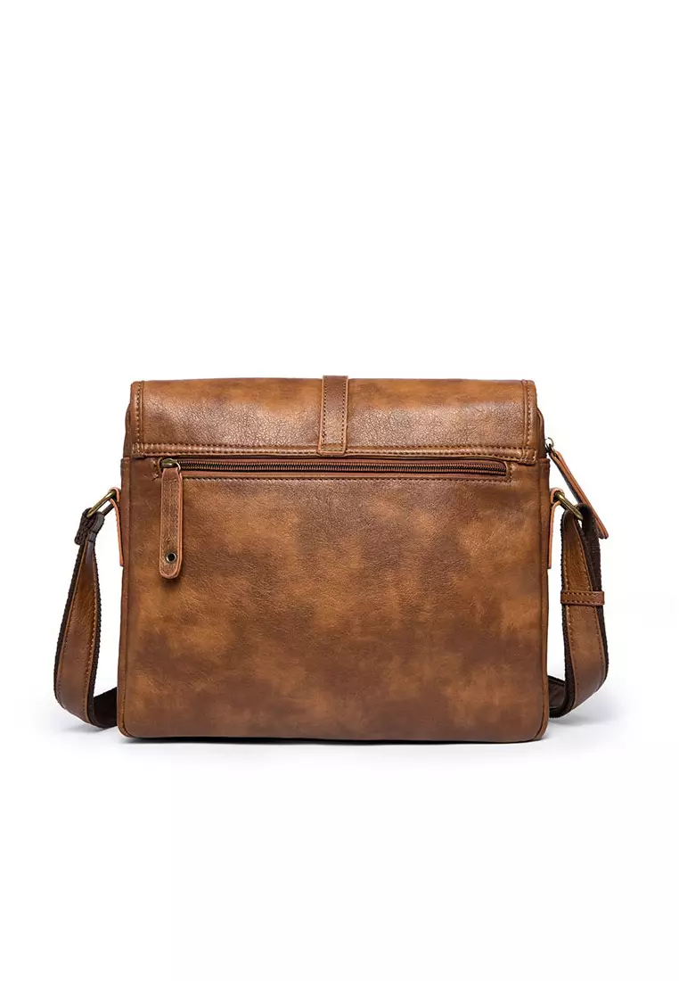 Buy Lara Men's Front Flap Buckle Messenger Bag 2023 Online ZALORA