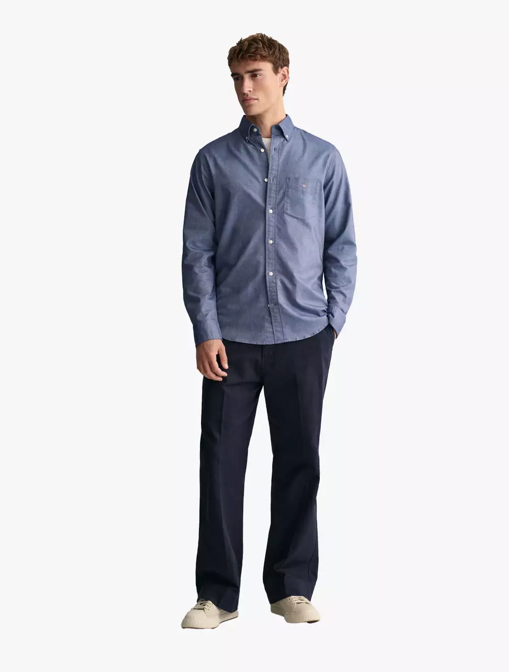 GANT - Pakaian Pria - Reg Oxford Shirt - Persian Blue