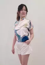 Pink Blue Printed