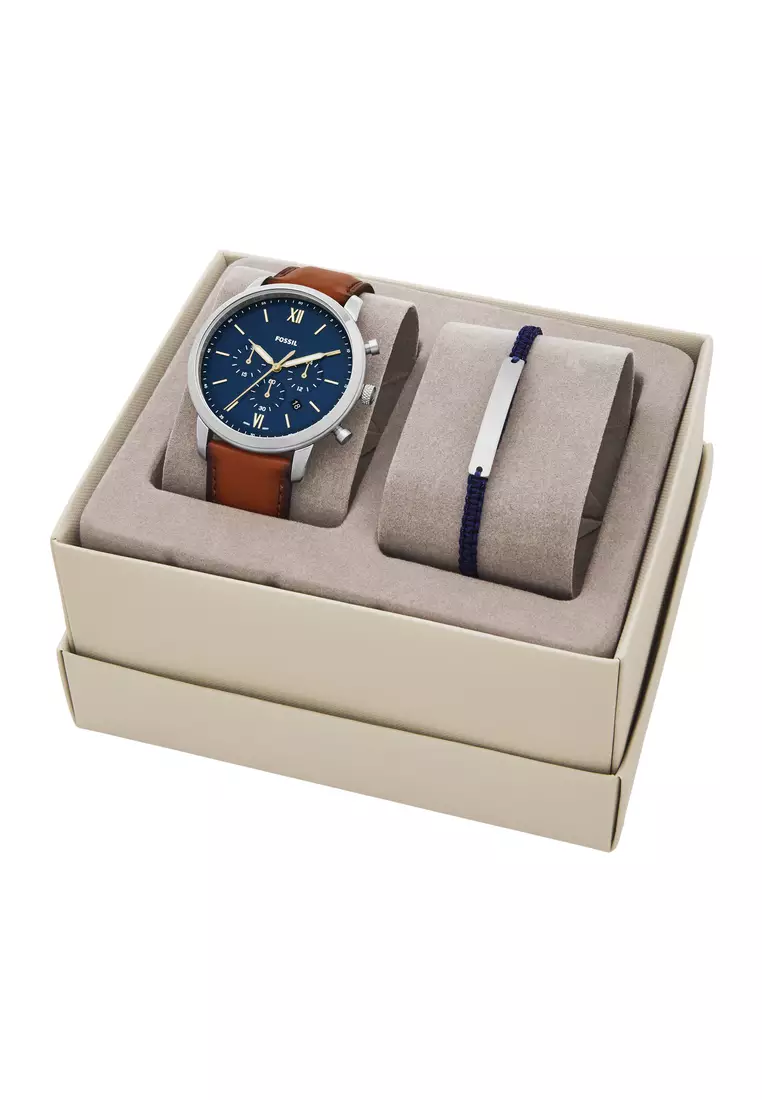 Buy Fossil Fossil Neutra Brown Watch Set FS5708SET 2026 Online | ZALORA