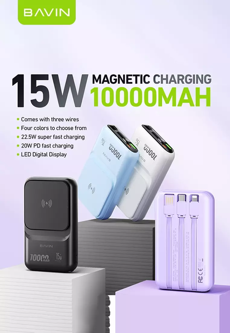 Buy BAVIN PC1066 10000mAh Fast Charging Portable Powerbank w