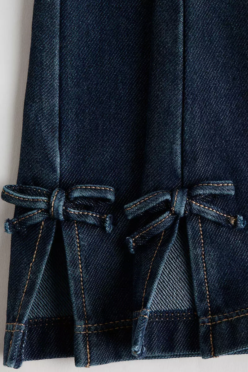 Denim-look flared jeggings