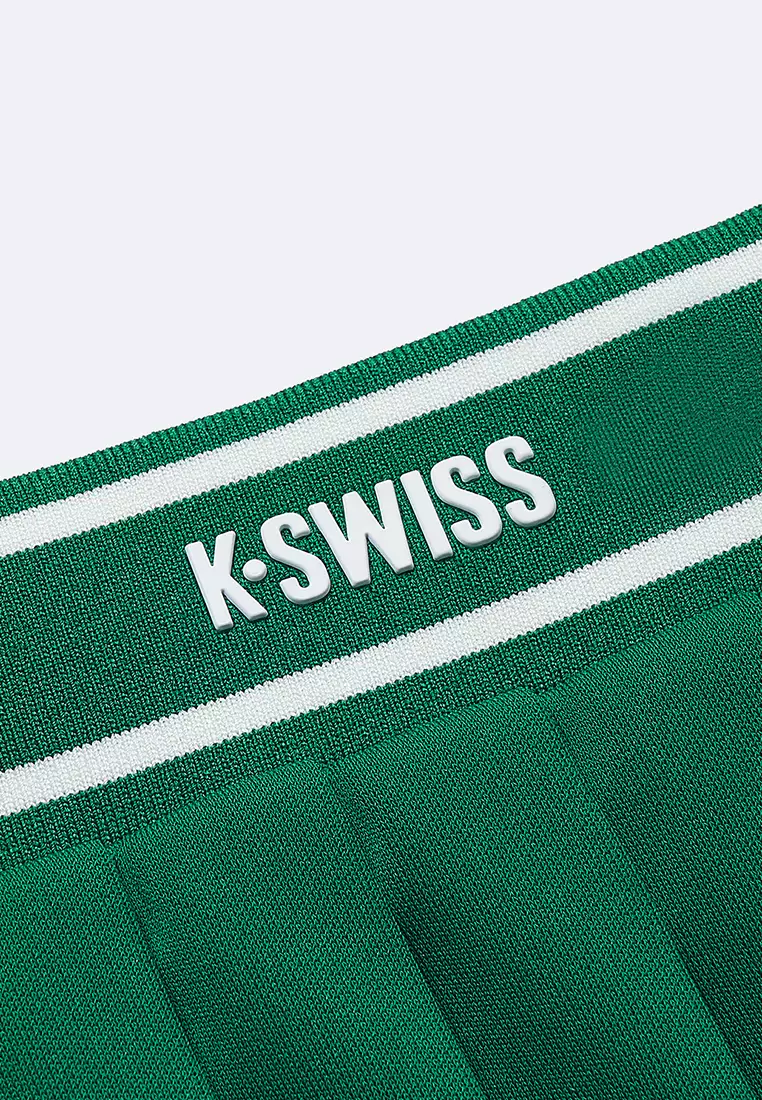 女裝 K-SWISS LOGO 百褶網球短裙
