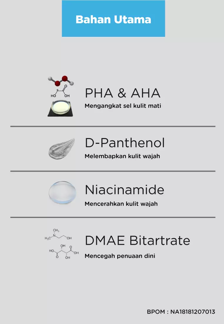Erha 1 Facial Wash For Normal & Dry Skin With Aha, Dmae & Aloe Vera Extract 60Ml - Sabun Wajah